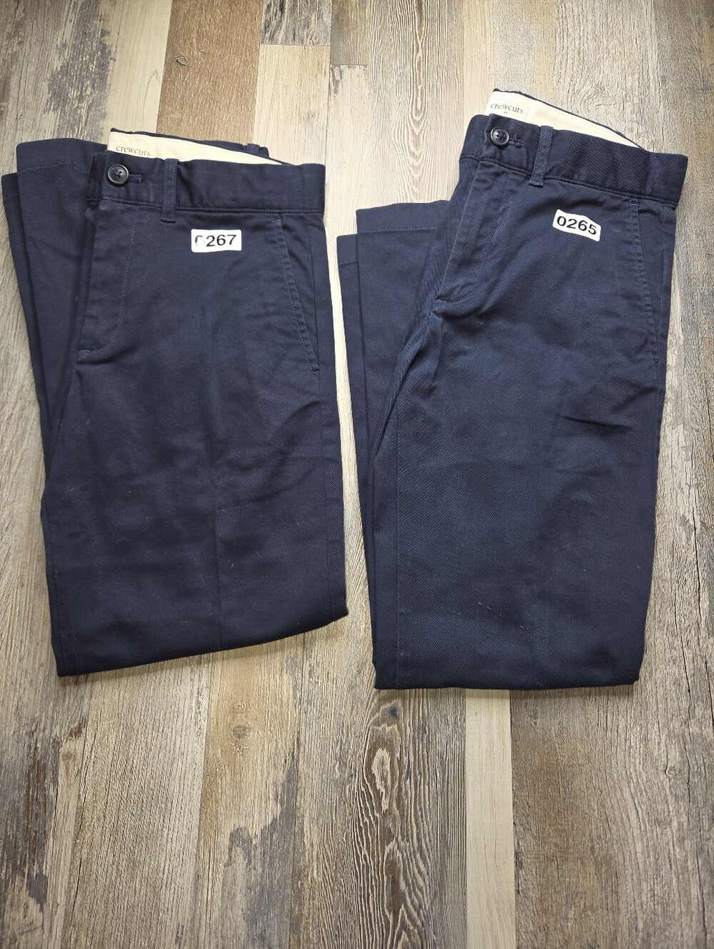 CrewCuts By J. Crew Navy Blue Chino School Uniform Pants Size 10 Slim